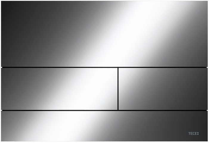 Металлическая панель смыва для унитаза TECEsquare, PVD покрытие: глянец, черный хром 9240837