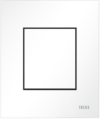 Пластиковая панель смыва для писсуара TECEnow, белая, антибактериальное покрытие 9242405