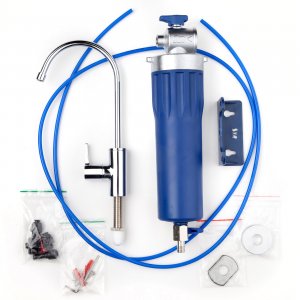 Фильтр Syr Pou для подготовки питьевой воды с краном и комплектом для подключения 