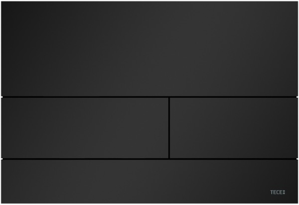 Металлическая панель смыва для унитаза TECEsquare II, черная матовая 9240833