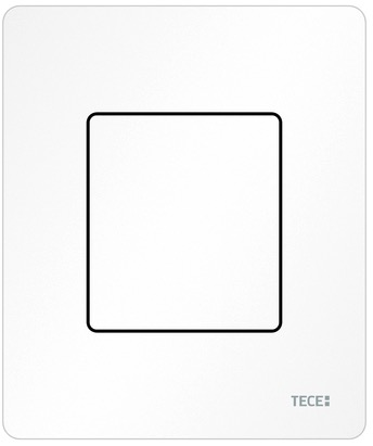 Металлическая панель смыва для писсуара TECEsolid, белая глянцевая 9242432 