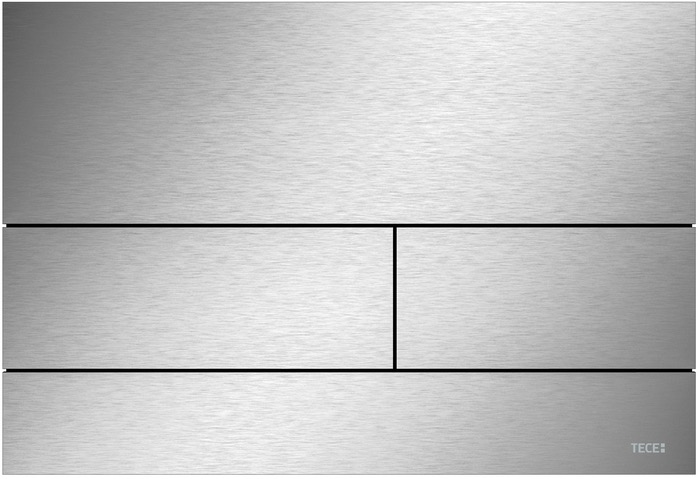 Металлическая панель смыва для унитаза TECEsquare II, нержавеющая сталь сатин, покрытие против отпечатков пальцев 9240830