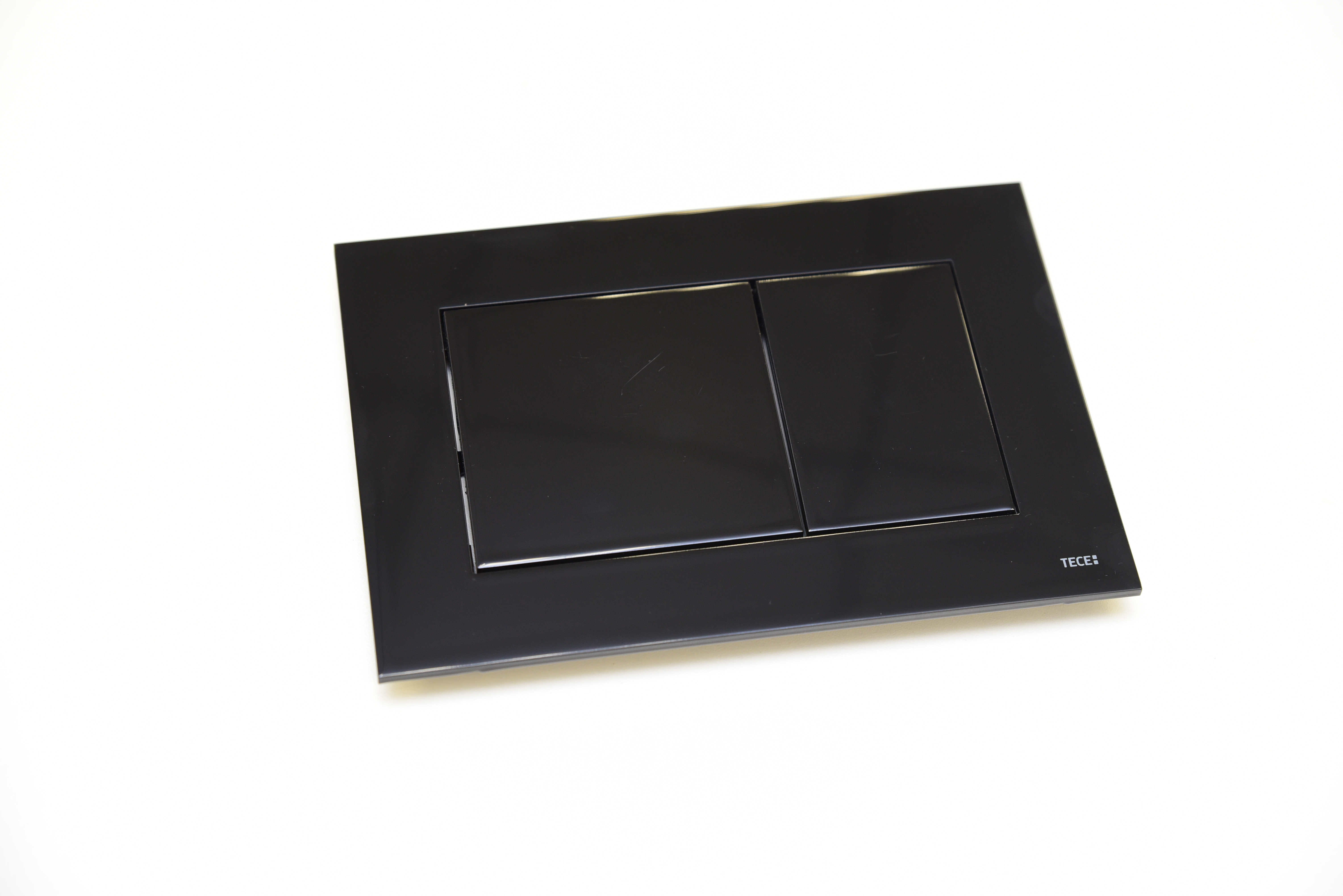 Пластиковая панель смыва для унитаза TECEnow, черная глянцевая 9240403