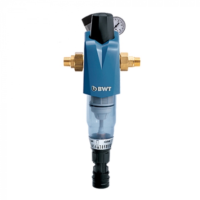 Фильтр BWT INFINITY M DR 1", для механической очистки холодной воды, с ручной обратной промывкой