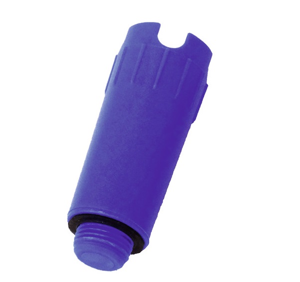 Заглушка для опрессовки пластиковая R 1/2 Синяя