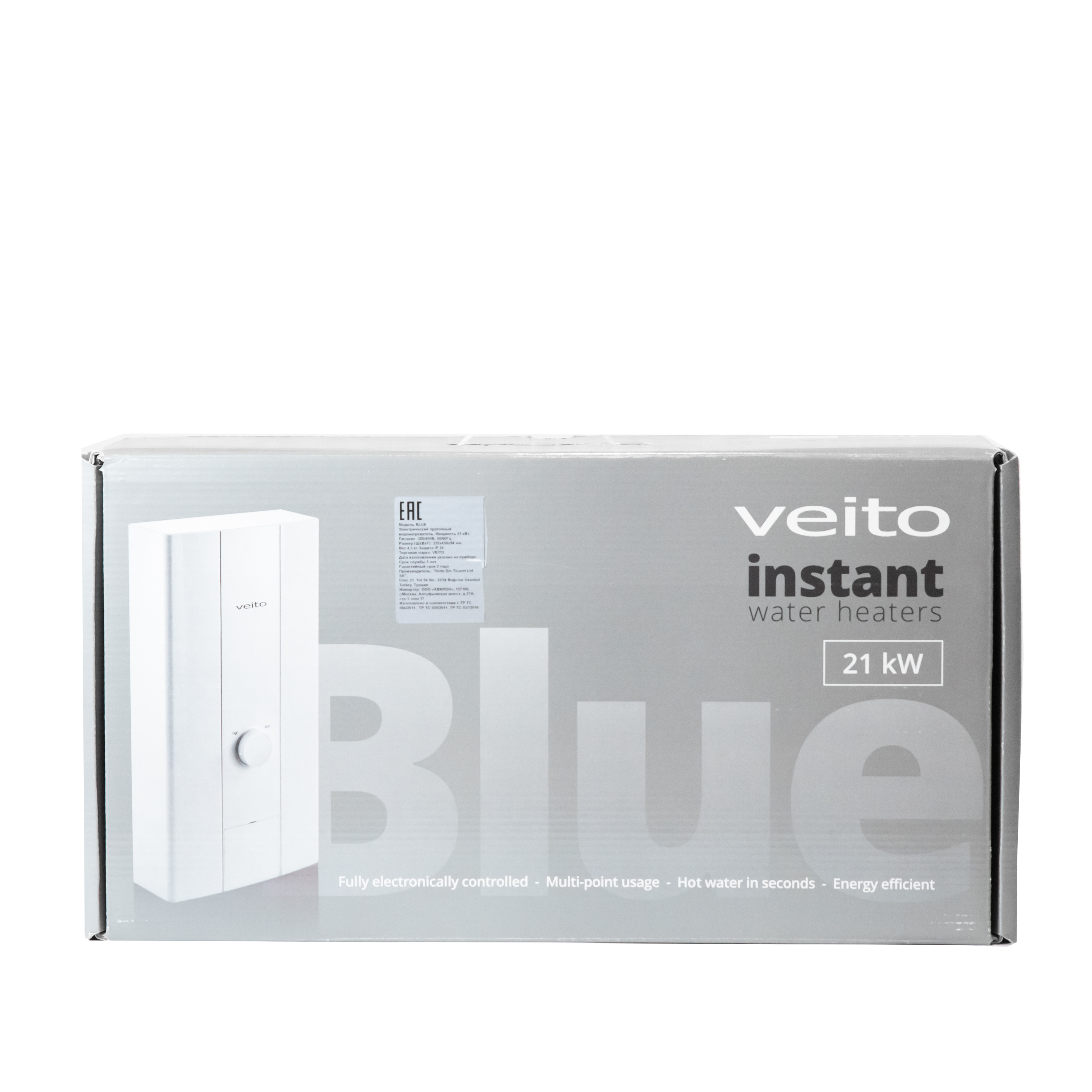 Проточный водонагреватель Veito Blue