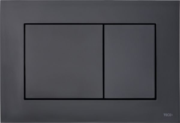 Комплект для установки подвесного унитаза: застенный модуль, пластиковая панель смыва TECEnow, черная матовая K440407