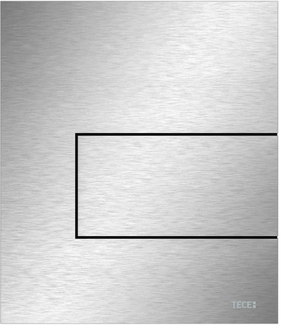 Металлическая панель смыва для писсуара TECEsquare, нержавеющая сталь сатин, покрытие против отпечатков пальцев 9242810