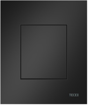 Пластиковая панель смыва для писсуара TECEnow, черная глянцевая 9242403