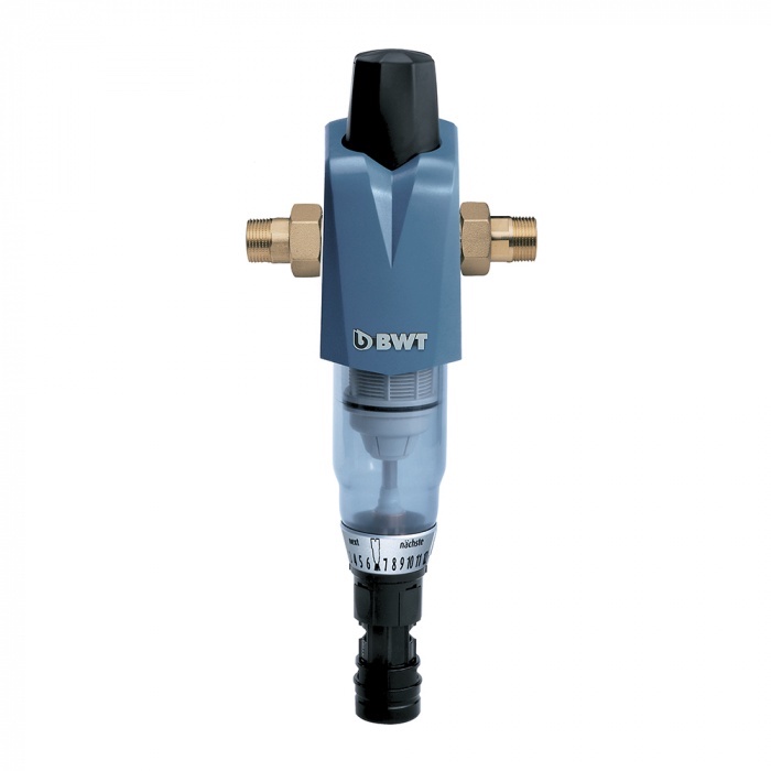 Фильтр BWT INFINITY M 1", для механической очистки холодной воды, с ручной обратной промывкой
