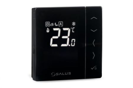 Salus Controls VS35W/VS35B - Цифровой, комнатный термостат для скрытой проводки