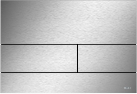 Металлическая панель смыва для унитаза TECEsquare II, нержавеющая сталь сатин, покрытие против отпечатков пальцев 9240830