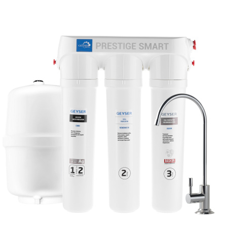 Система обратного осмоса Гейзер Престиж Смарт с баком 12 л