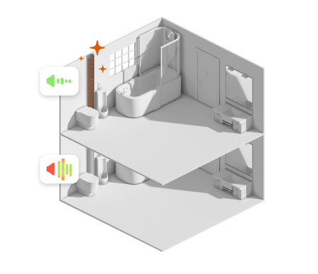 Универсальный комплект для шумоизоляции канализационных труб Tonlos PIPE PREMIUM