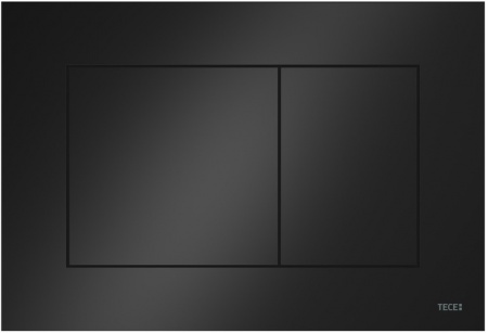 Пластиковая панель смыва для унитаза TECEnow, черная матовая 9240407