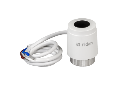 Термоэлектрический привод Ридан TWA-KR, 230V, NO нормально открытый