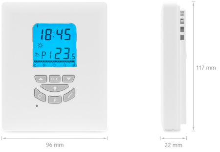 Salus Controls T105 - Проводной электронный терморегулятор – недельный