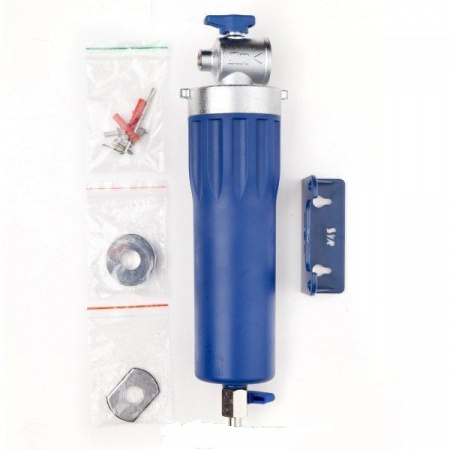Фильтр Syr Pou для подготовки питьевой воды с краном и комплектом для подключения 